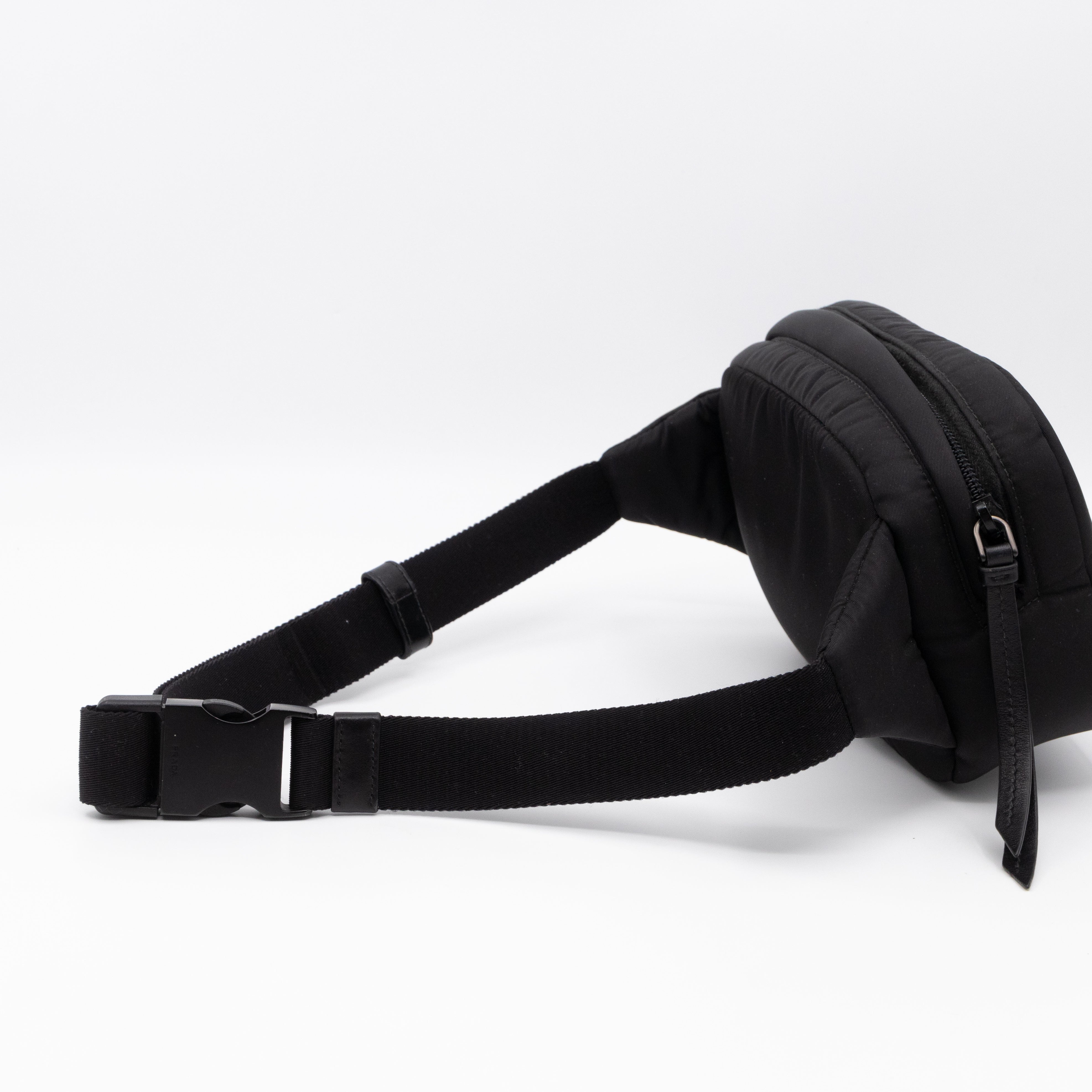 Soft Belt Bag Black Tessuto Nylon
