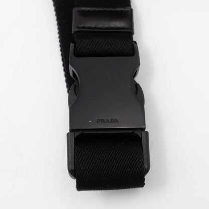 Soft Belt Bag Black Tessuto Nylon