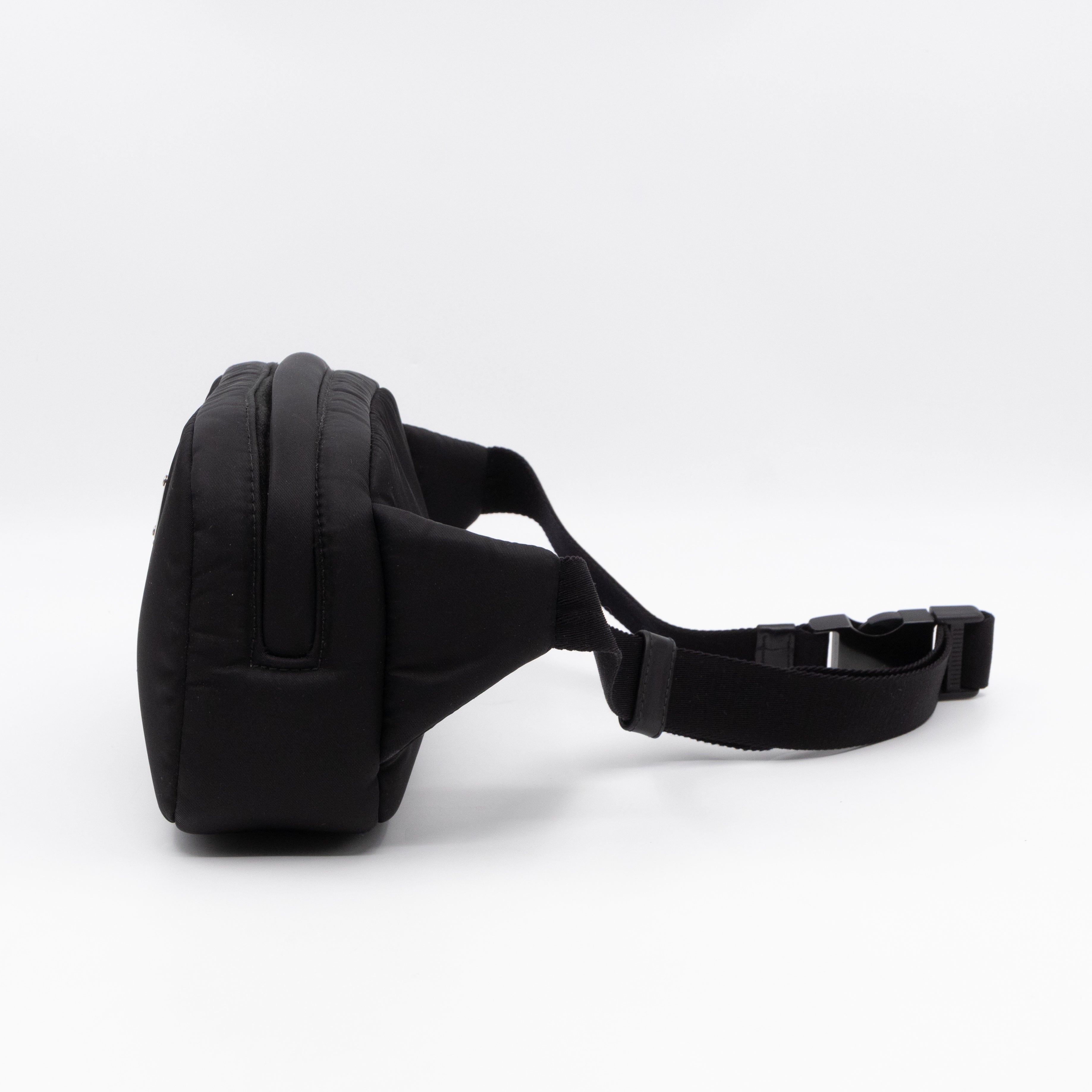 Soft Belt Bag Black Tessuto Nylon