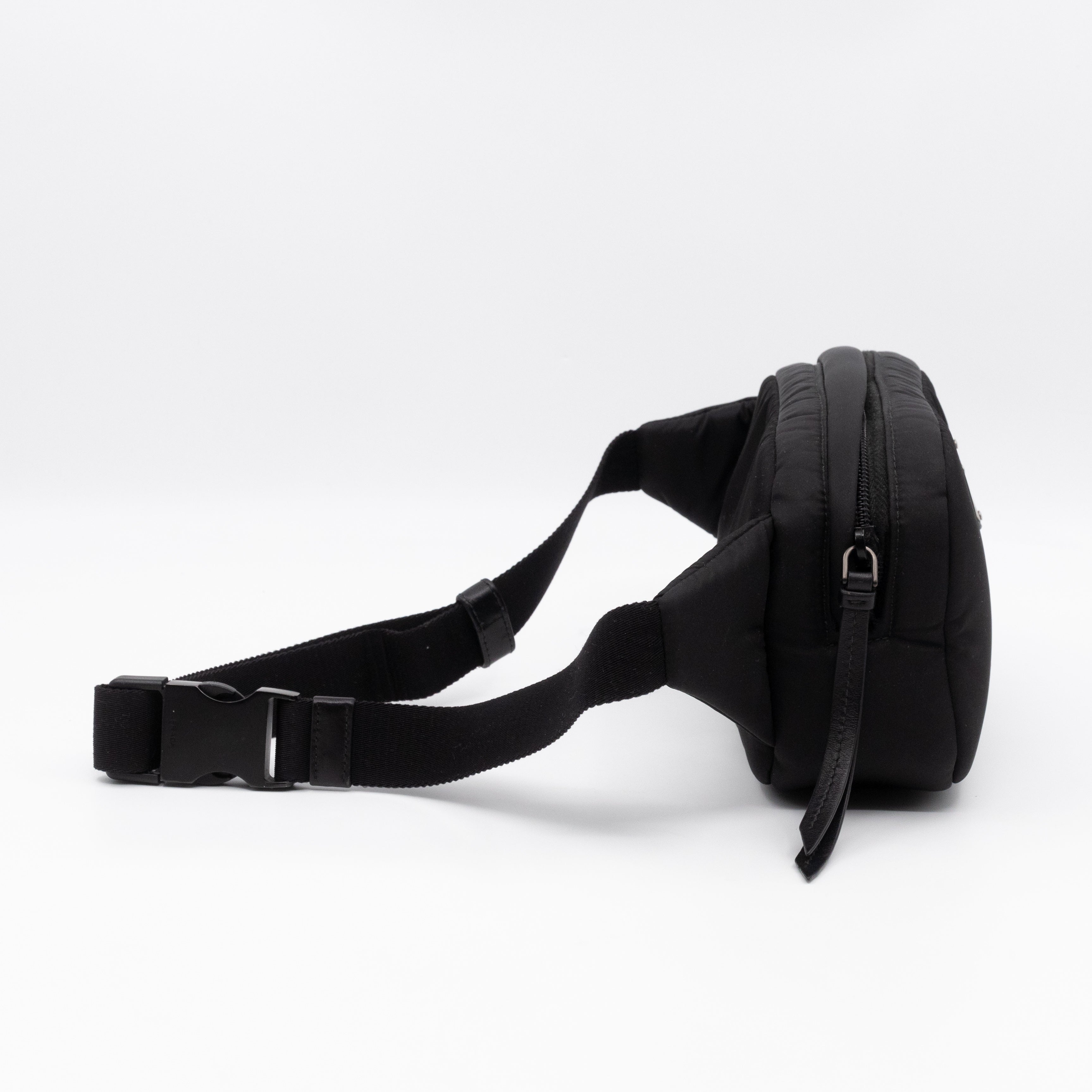 Soft Belt Bag Black Tessuto Nylon