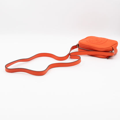 Kid's Disco Soho Mini Orange Leather