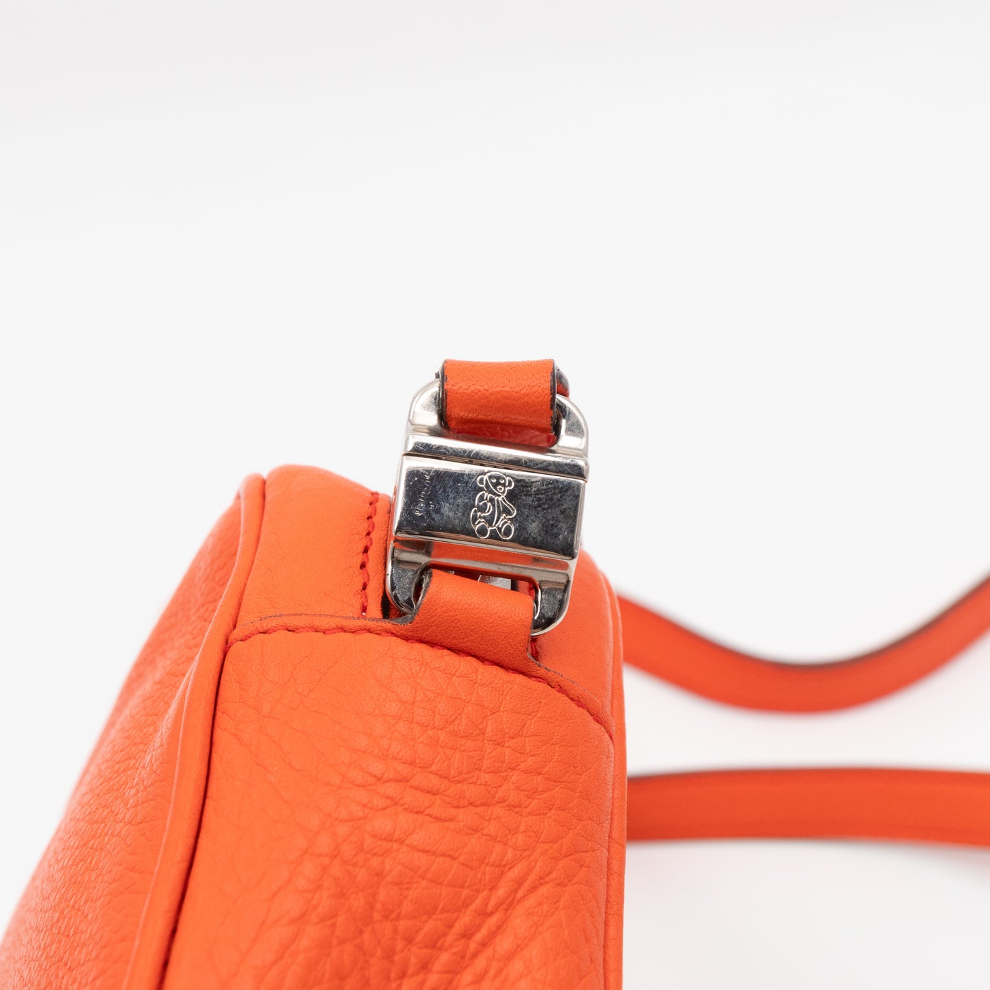 Kid's Disco Soho Mini Orange Leather