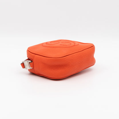 Kid's Disco Soho Mini Orange Leather