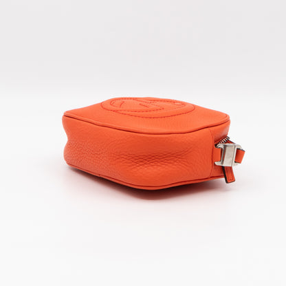 Kid's Disco Soho Mini Orange Leather