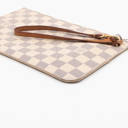 Neverfull MM with Pochette Damier Azur