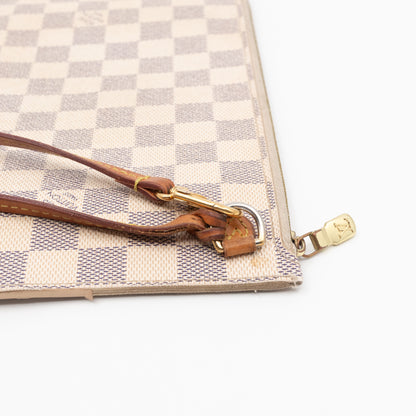 Neverfull MM with Pochette Damier Azur