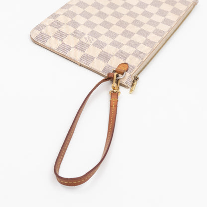 Neverfull MM with Pochette Damier Azur