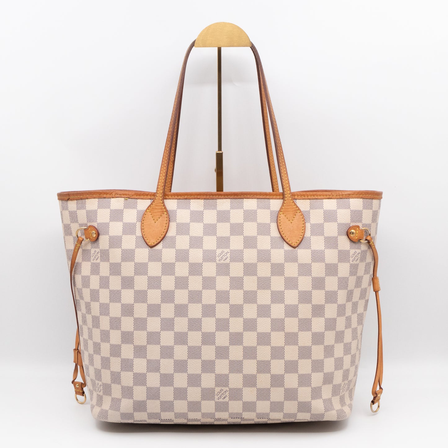 Neverfull MM with Pochette Damier Azur