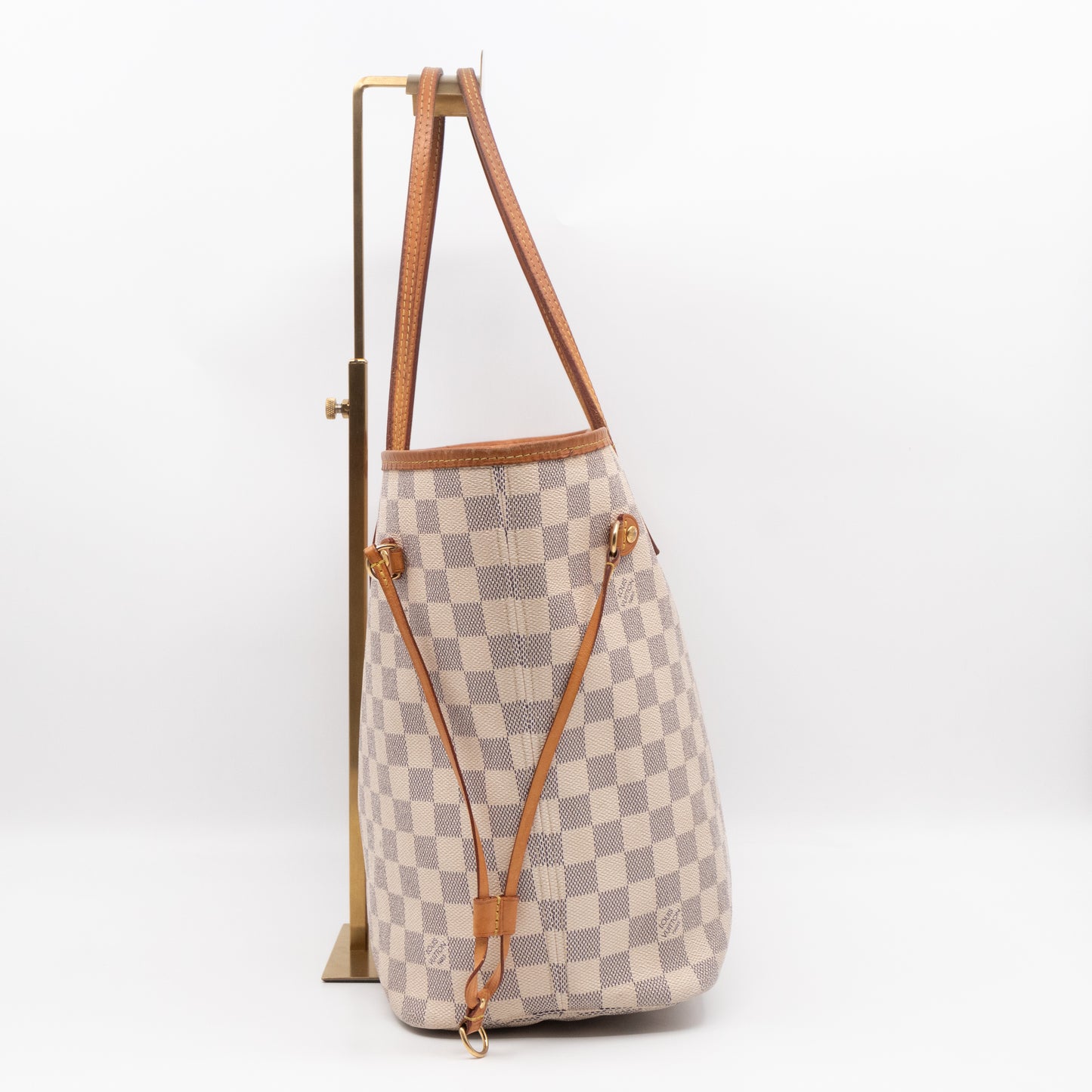 Neverfull MM with Pochette Damier Azur