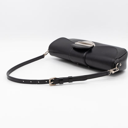 Pochette Montaigne Black Epi Leather