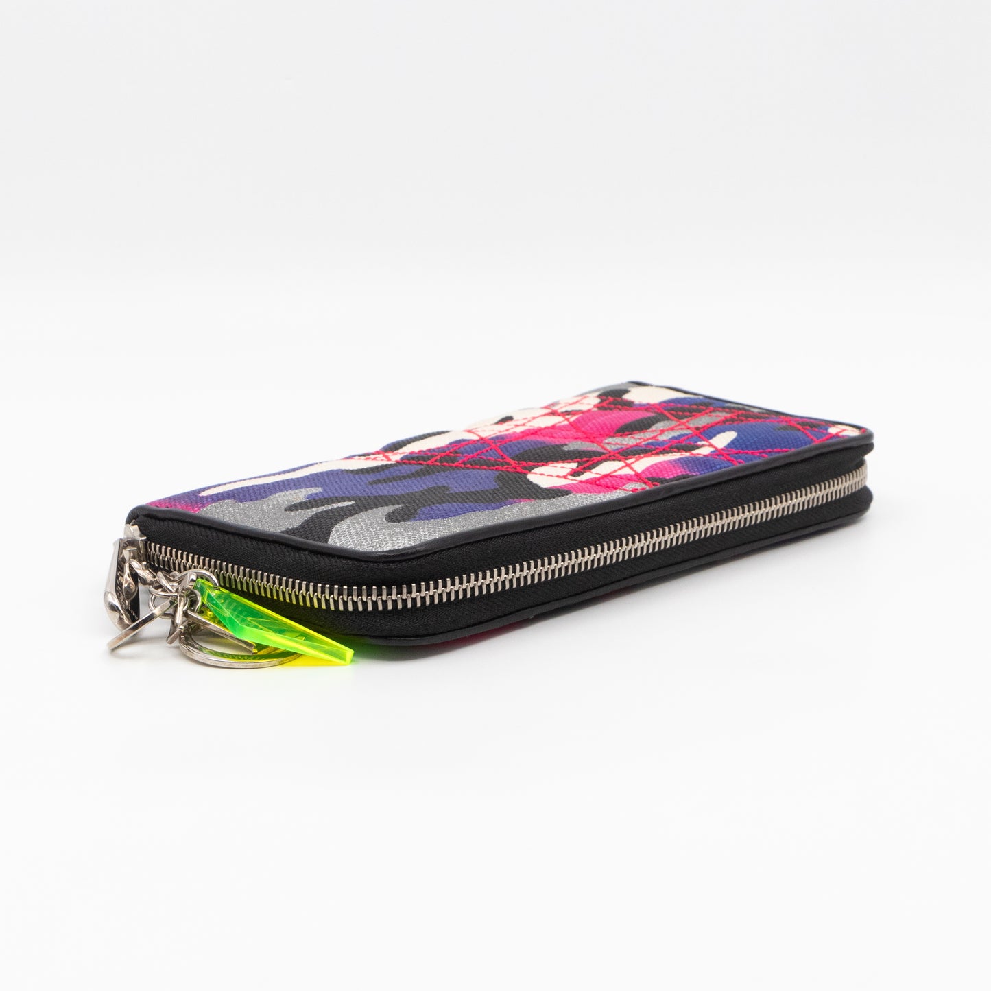 Continental Zip Around Wallet Abstract Camo