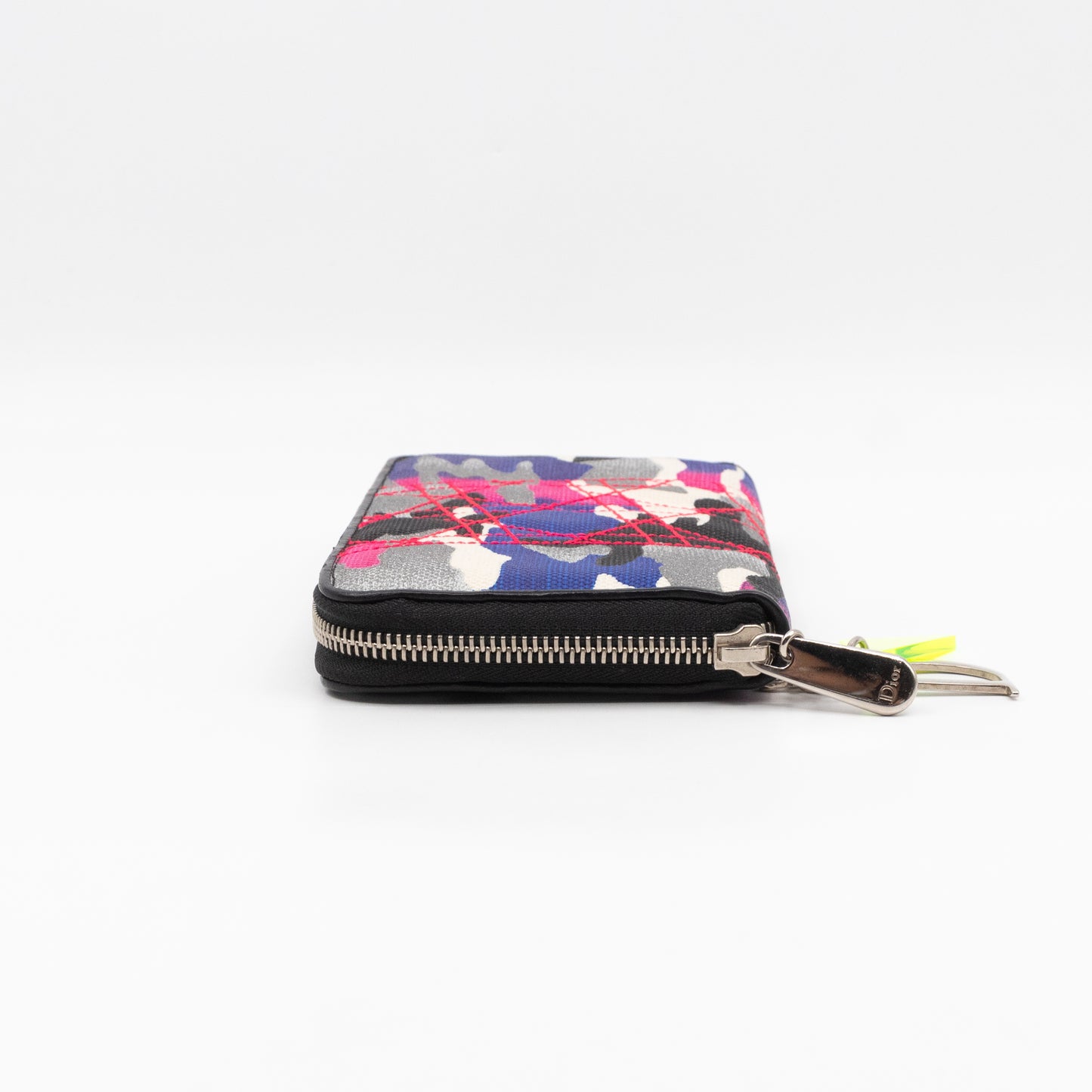 Continental Zip Around Wallet Abstract Camo