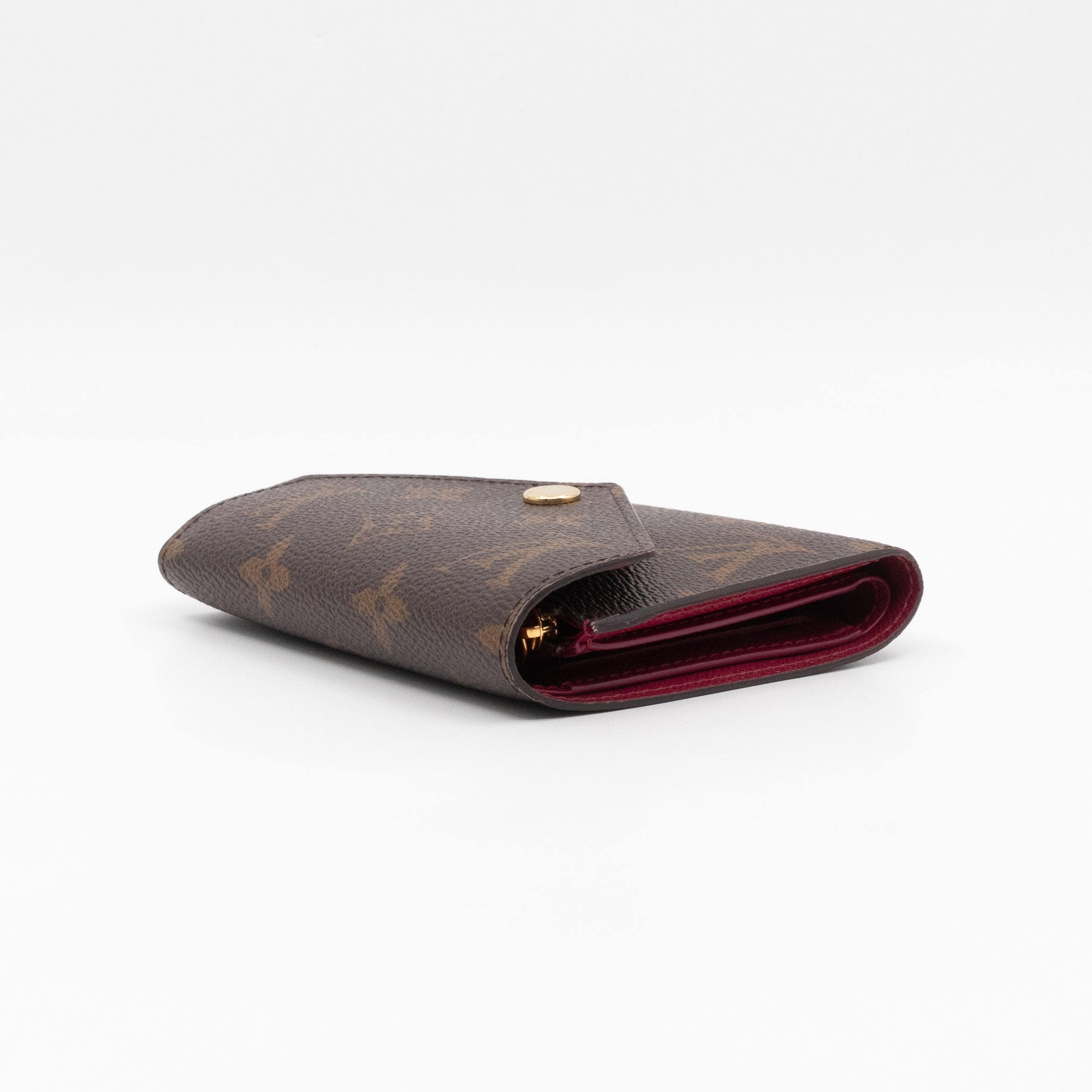 Victorine Wallet Monogram Fuchsia