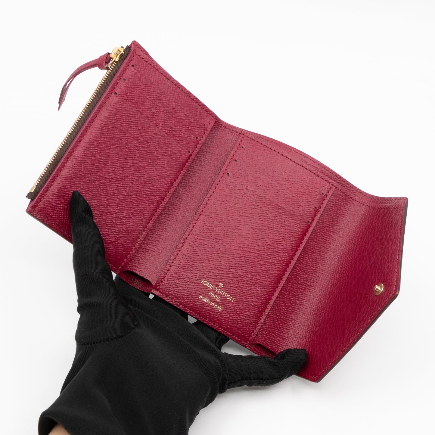 Victorine Wallet Monogram Fuchsia