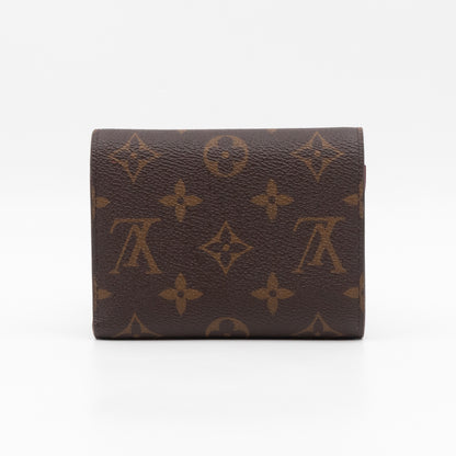 Victorine Wallet Monogram Fuchsia