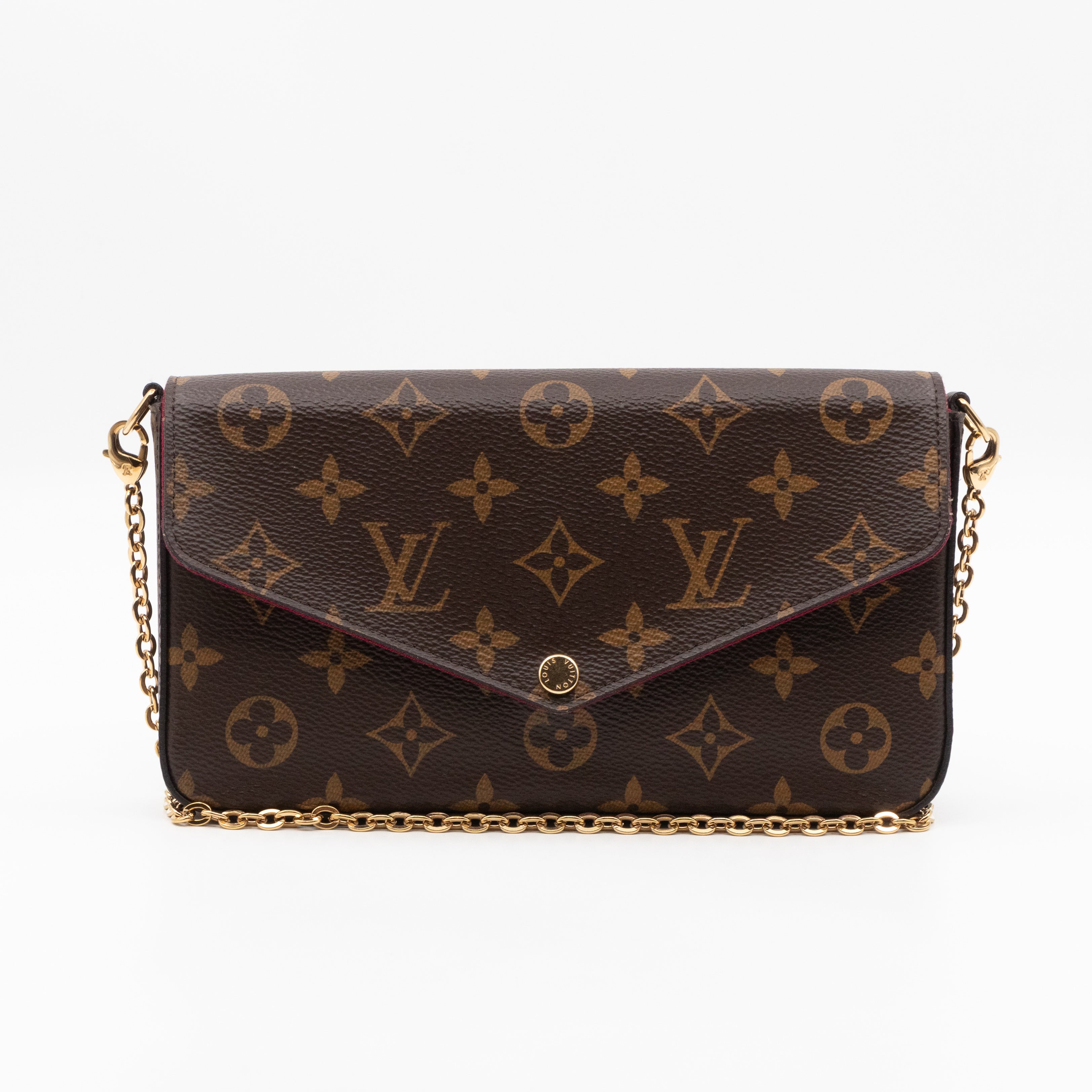 Pochette Felicie Monogram Fuchsia