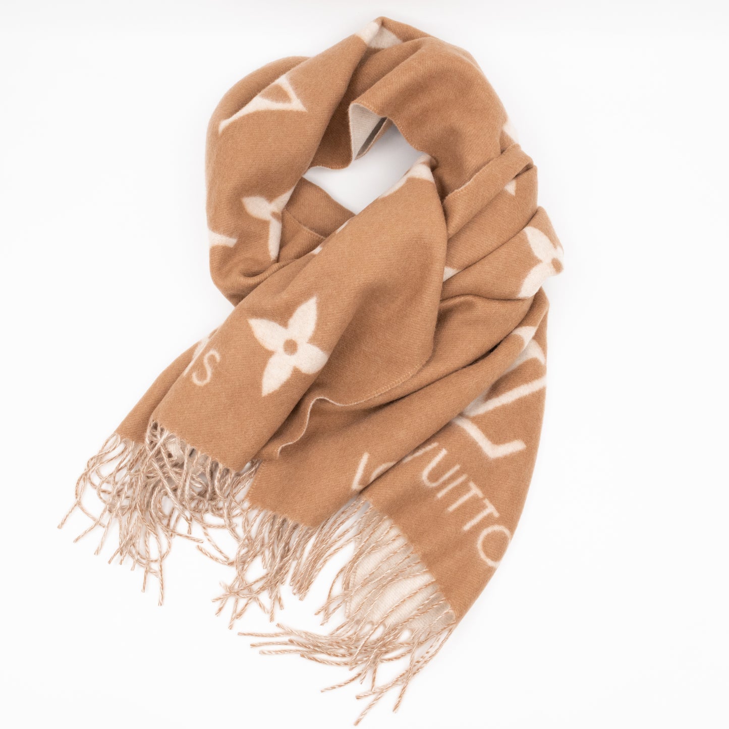 Reykjavik Cashmere Scarf Sable Beige