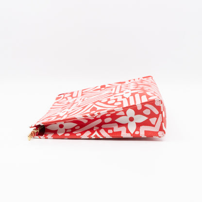 Toiletry Pouch 26 Giant Red Crafty Monogram