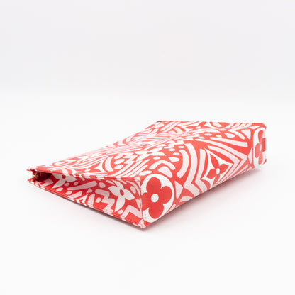 Toiletry Pouch 26 Giant Red Crafty Monogram