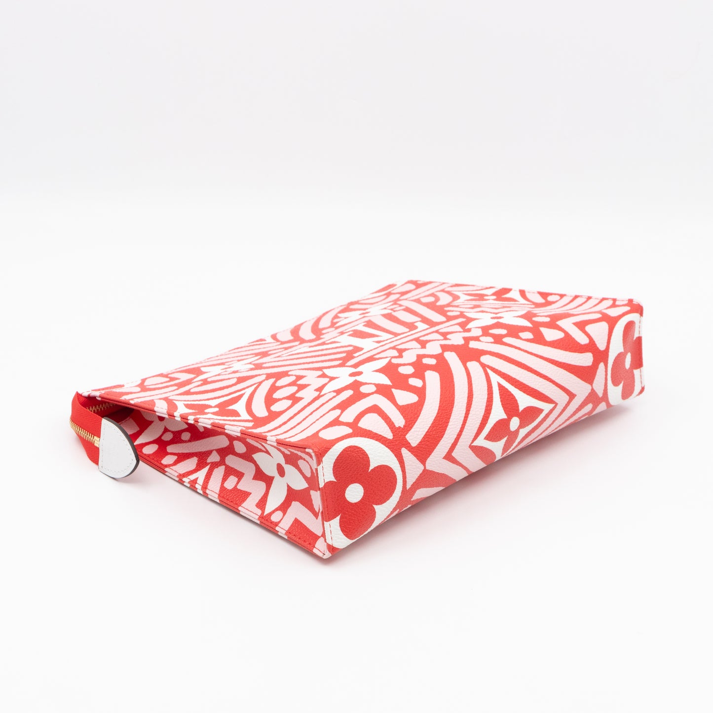 Toiletry Pouch 26 Giant Red Crafty Monogram