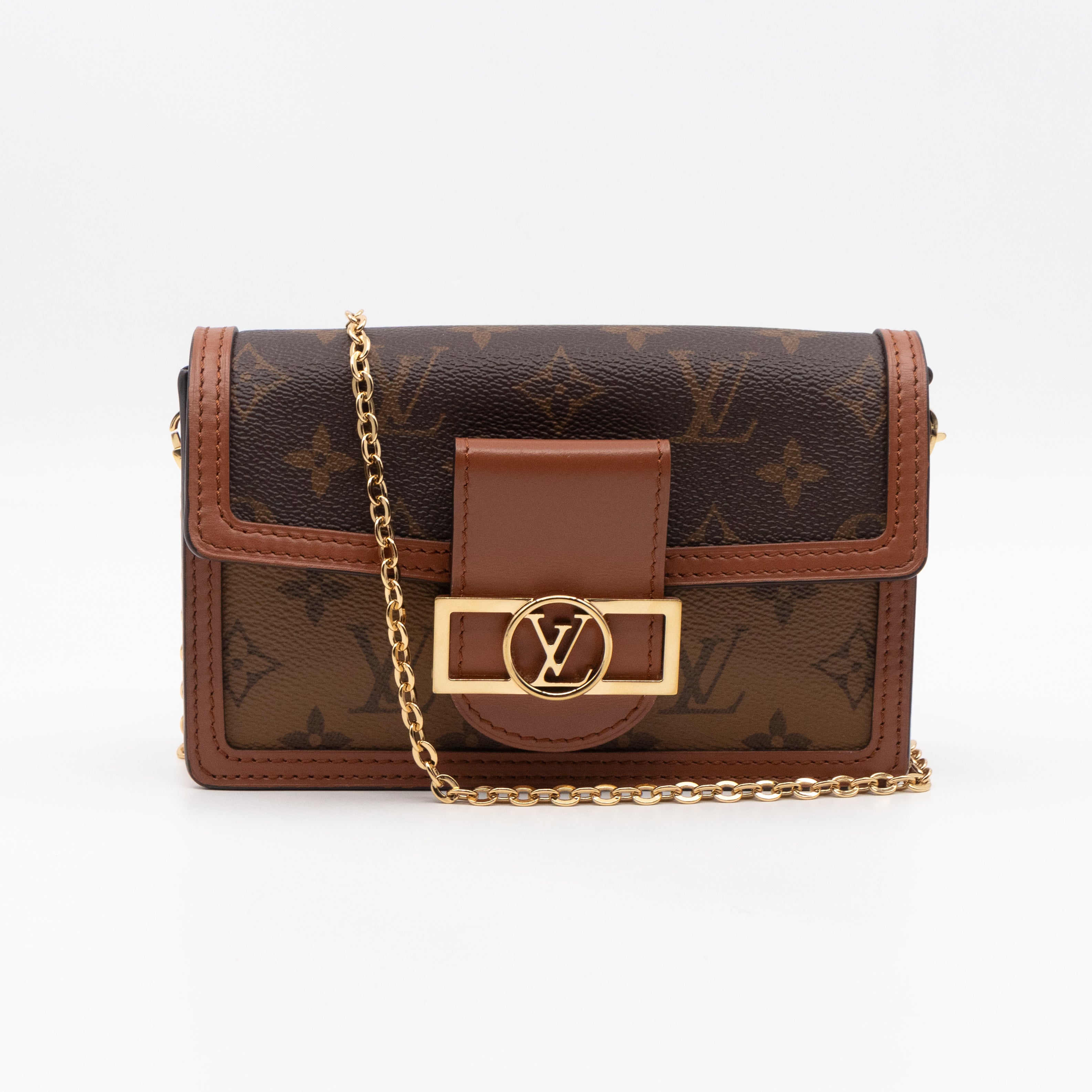 Dauphine Chain Wallet Monogram Reverse