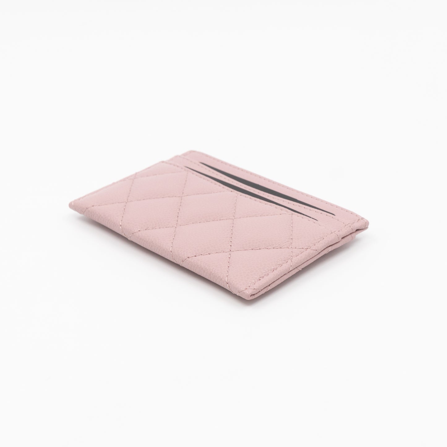 Card Holder Light Pink Caviar