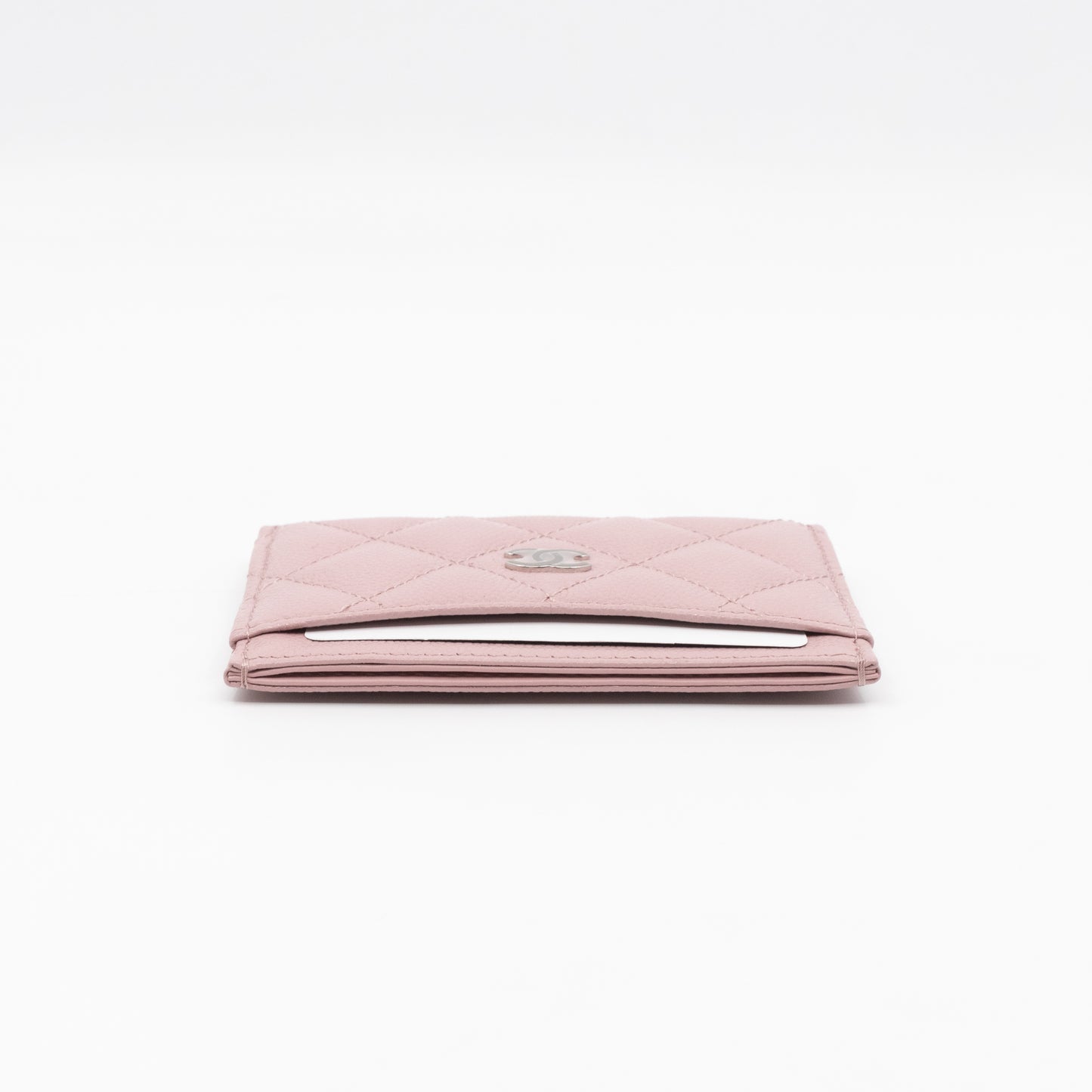 Card Holder Light Pink Caviar