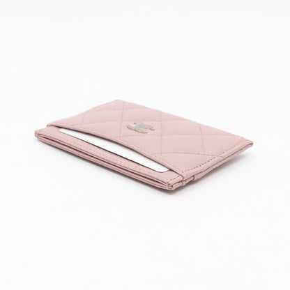 Card Holder Light Pink Caviar