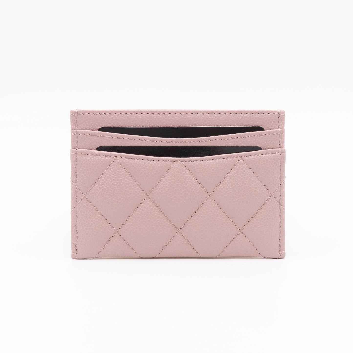 Card Holder Light Pink Caviar