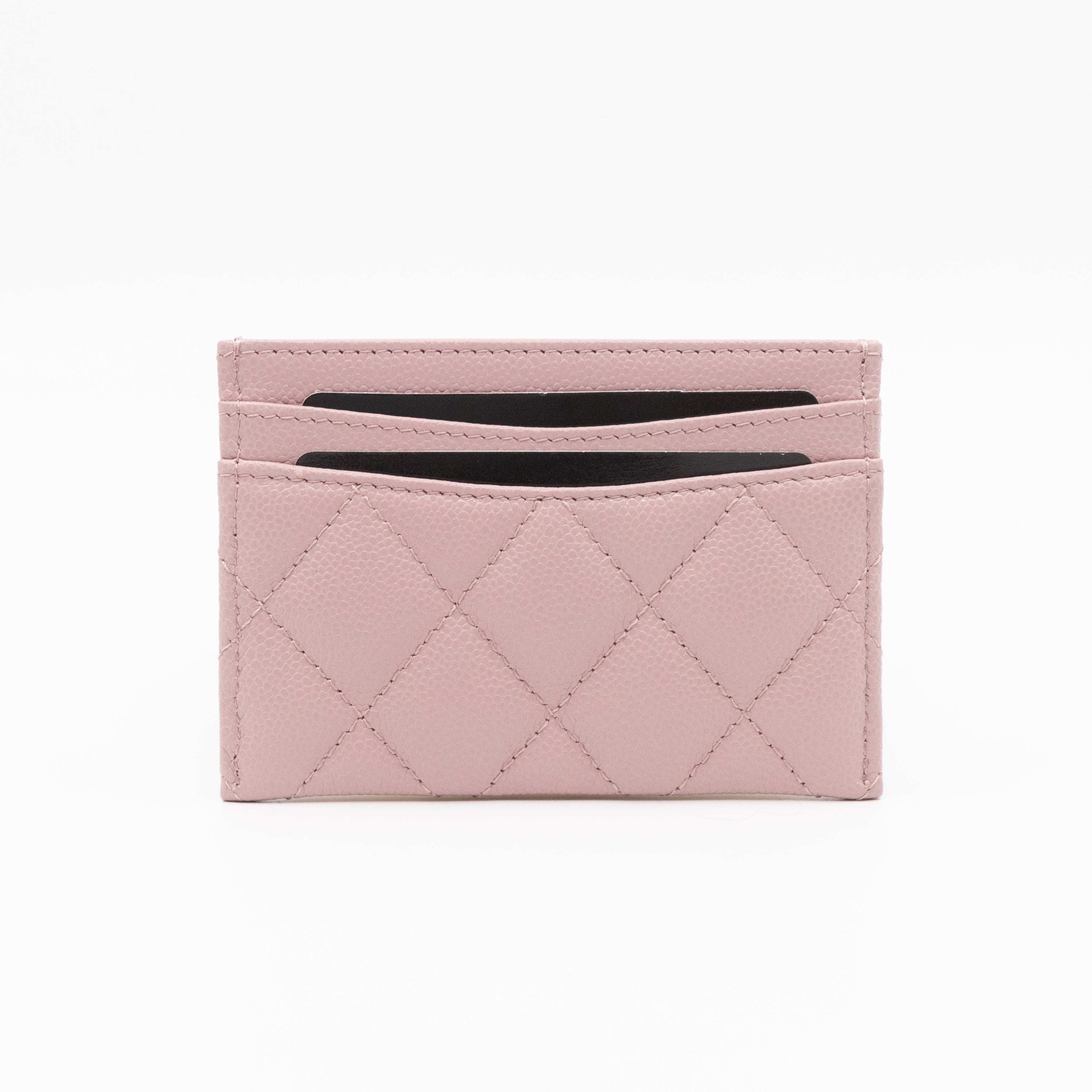 Card Holder Light Pink Caviar