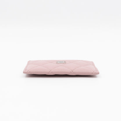 Card Holder Light Pink Caviar