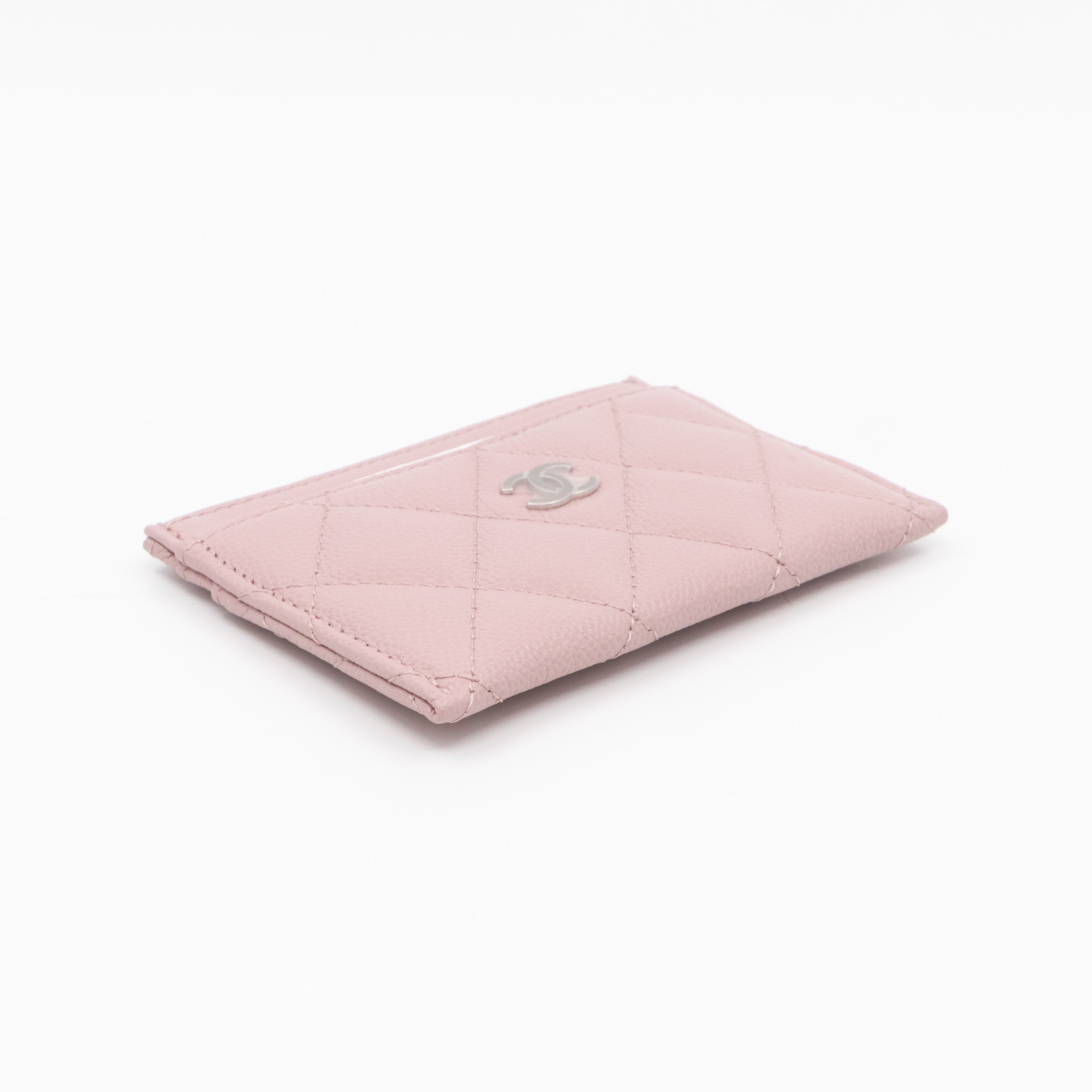 Card Holder Light Pink Caviar