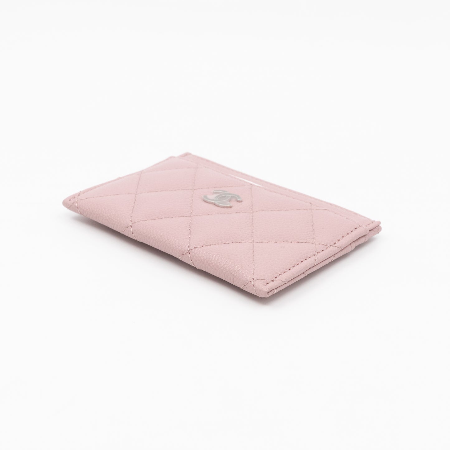 Card Holder Light Pink Caviar