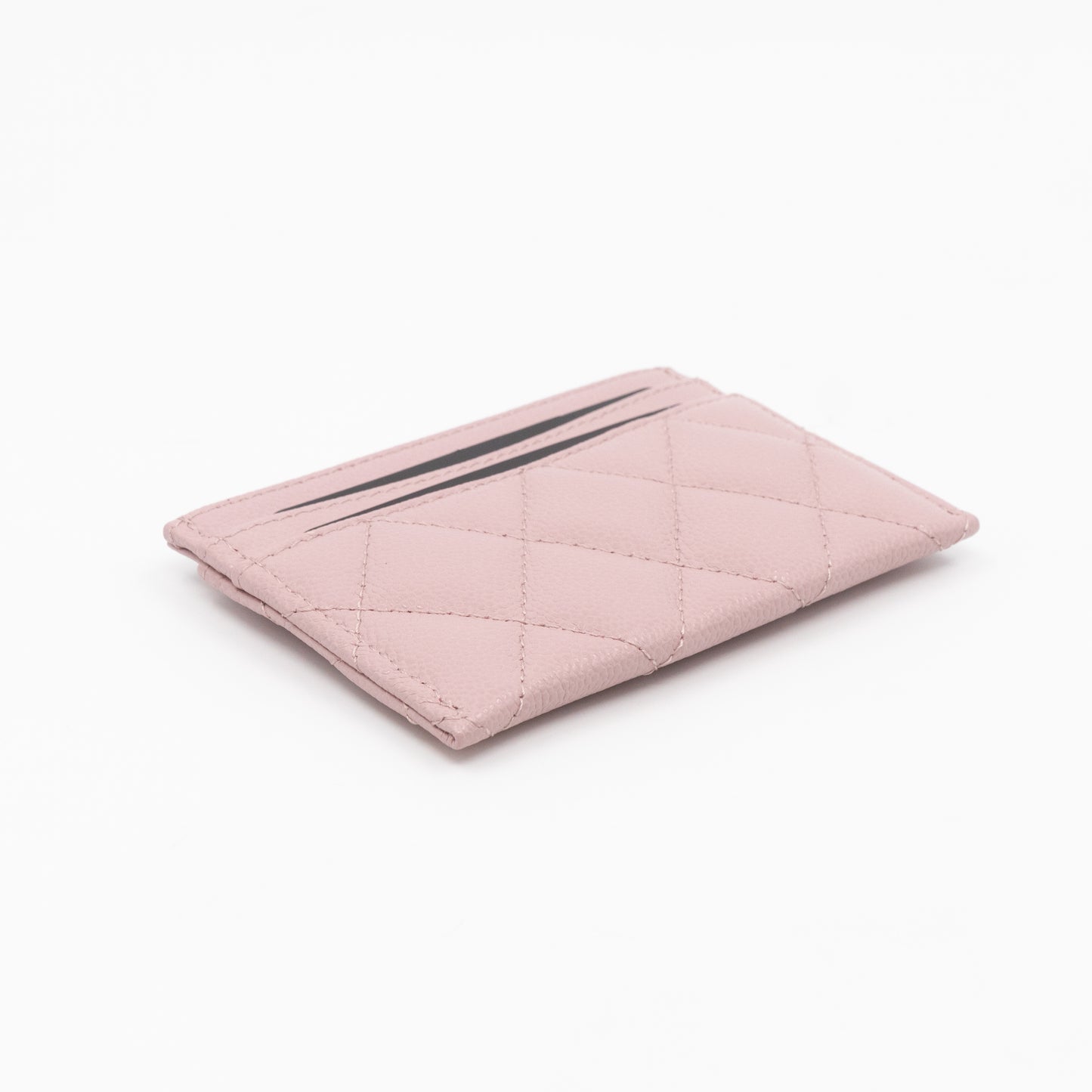 Card Holder Light Pink Caviar