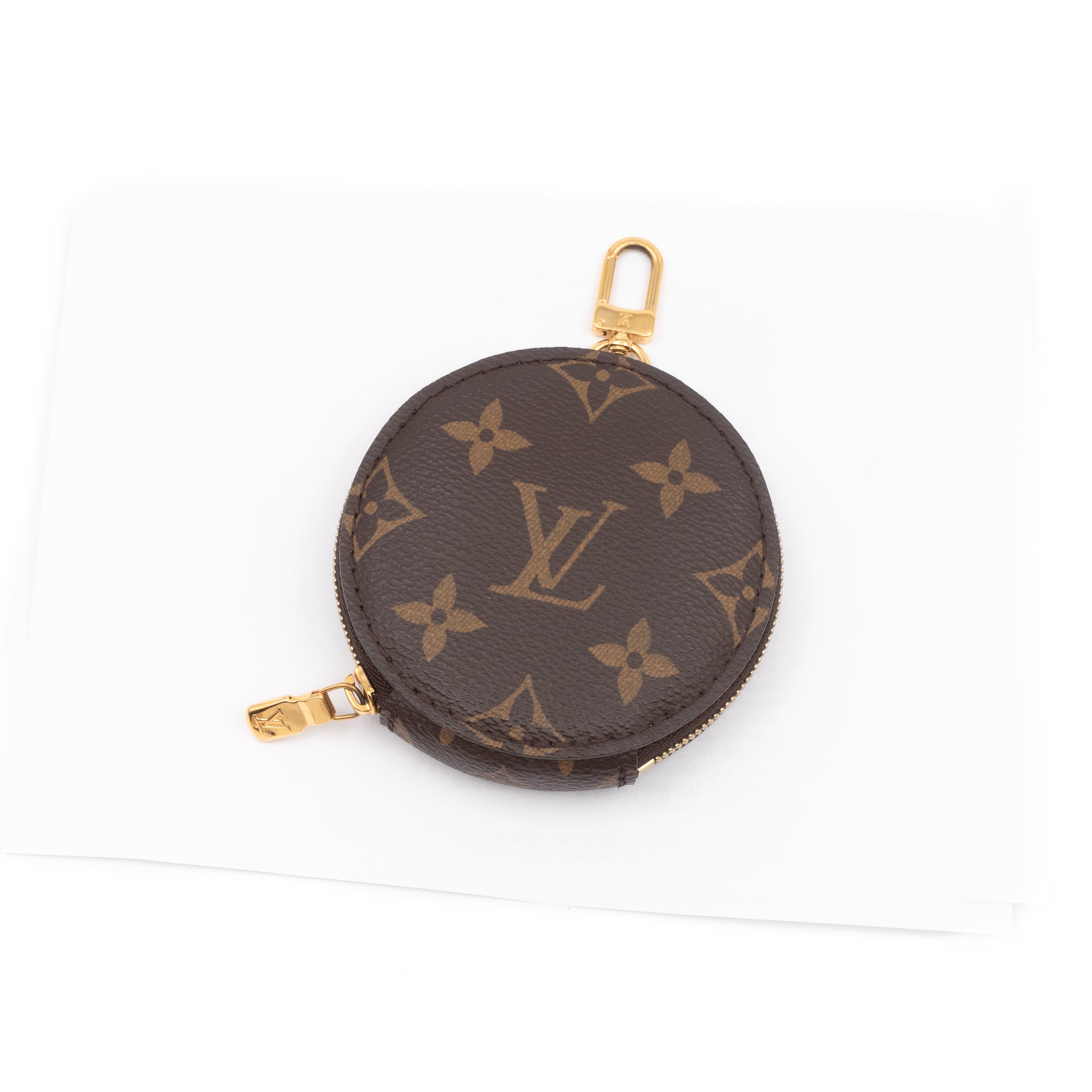 Round Coin Purse Monogram