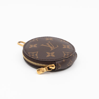 Round Coin Purse Monogram