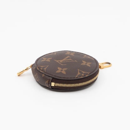 Round Coin Purse Monogram