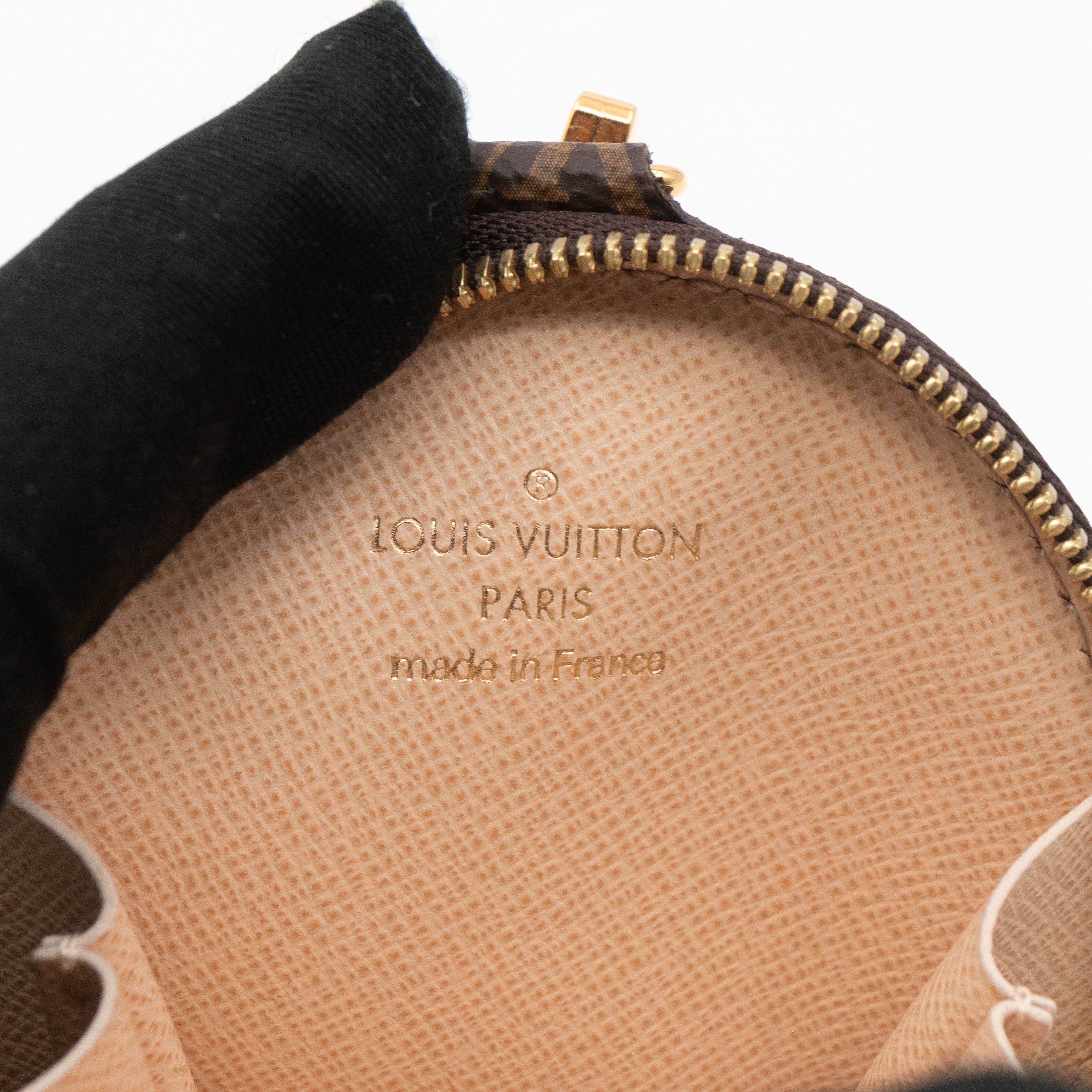 Round Coin Purse Monogram