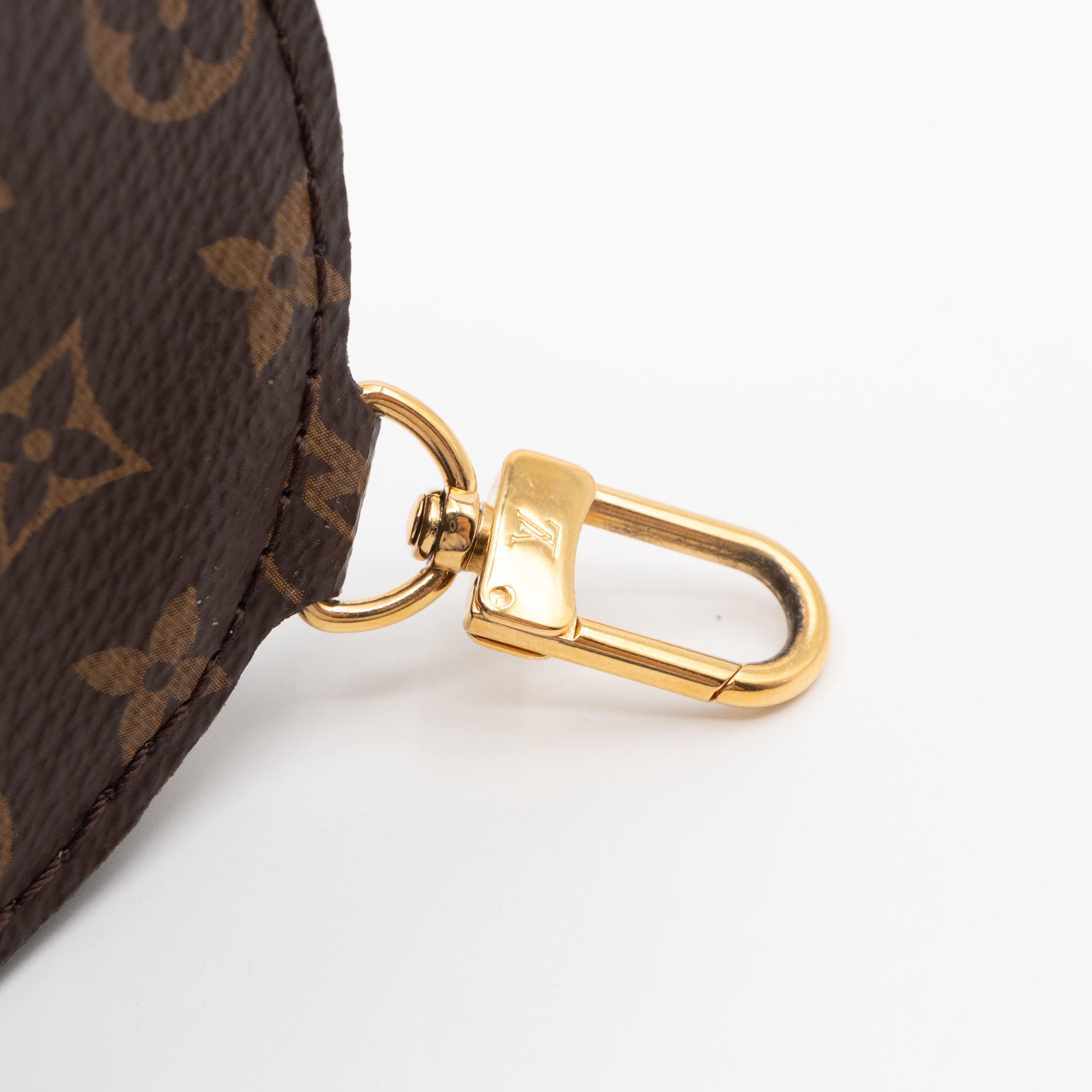 Round Coin Purse Monogram