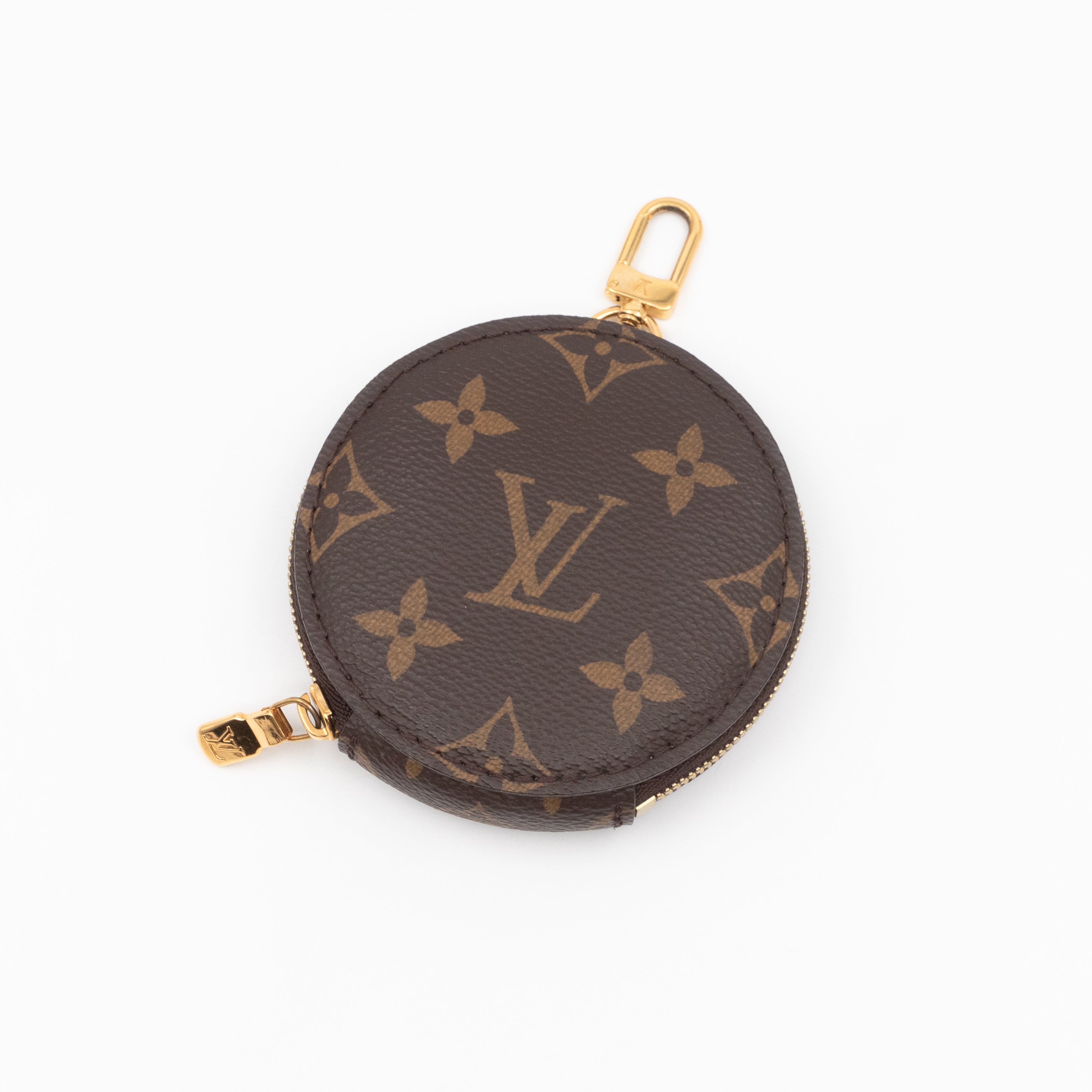 Round Coin Purse Monogram