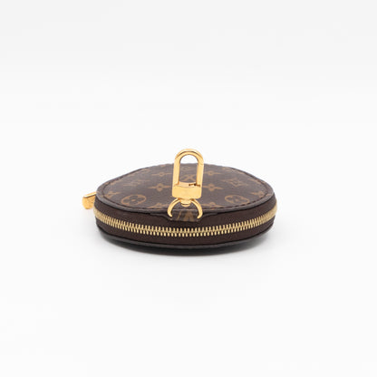 Round Coin Purse Monogram