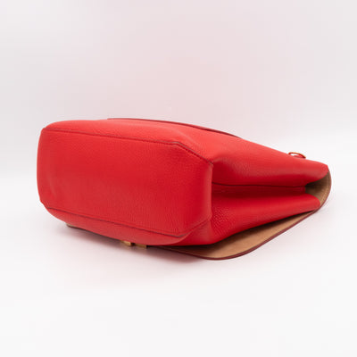Volta Bag Red Taurillon Leather
