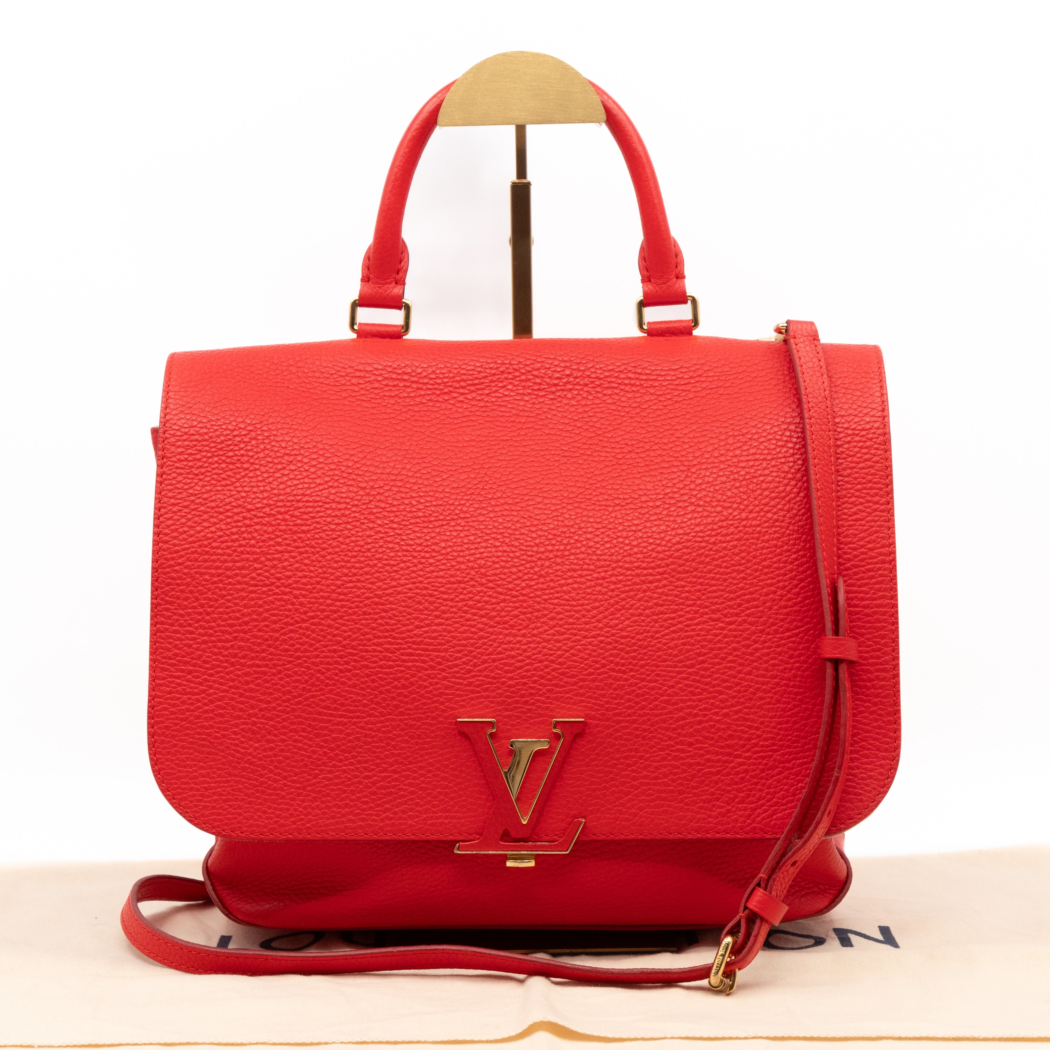 Volta Bag Red Taurillon Leather