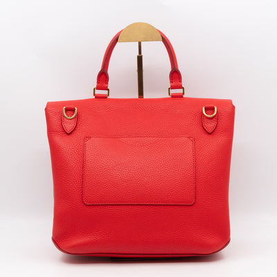 Volta Bag Red Taurillon Leather