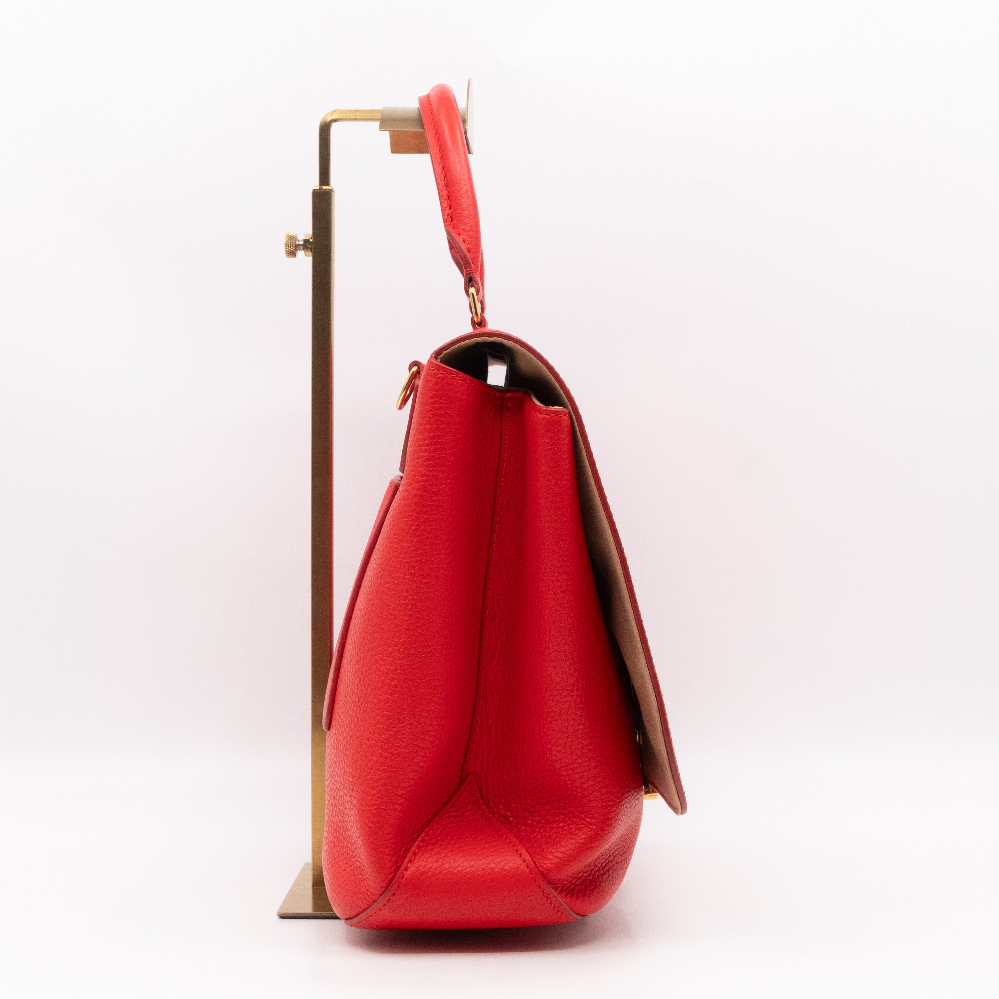 Volta Bag Red Taurillon Leather