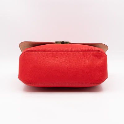 Volta Bag Red Taurillon Leather