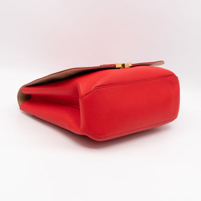 Volta Bag Red Taurillon Leather