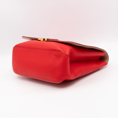 Volta Bag Red Taurillon Leather