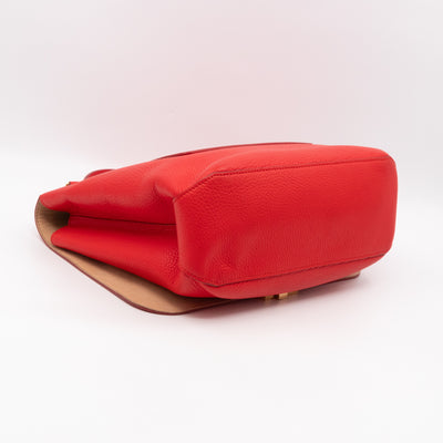 Volta Bag Red Taurillon Leather