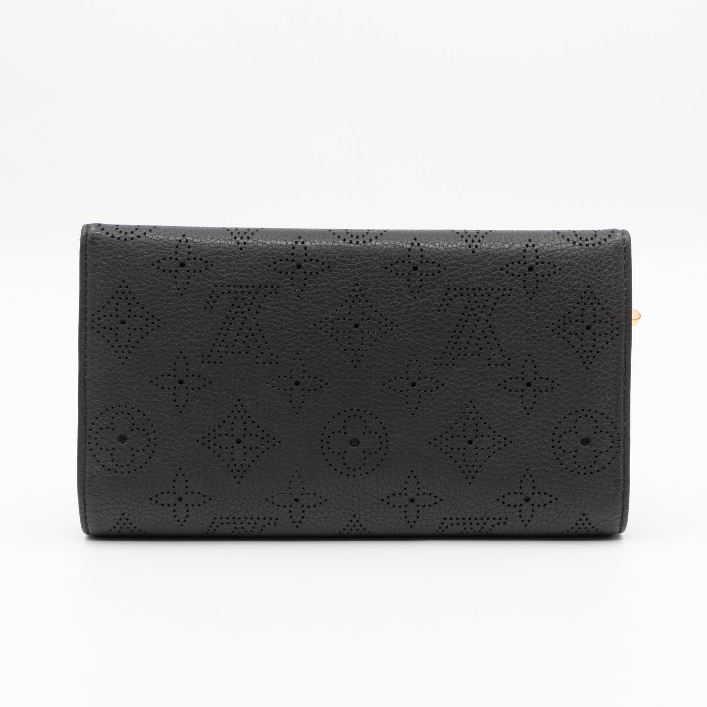 Amelia Wallet Grey Monogram Mahina Leather